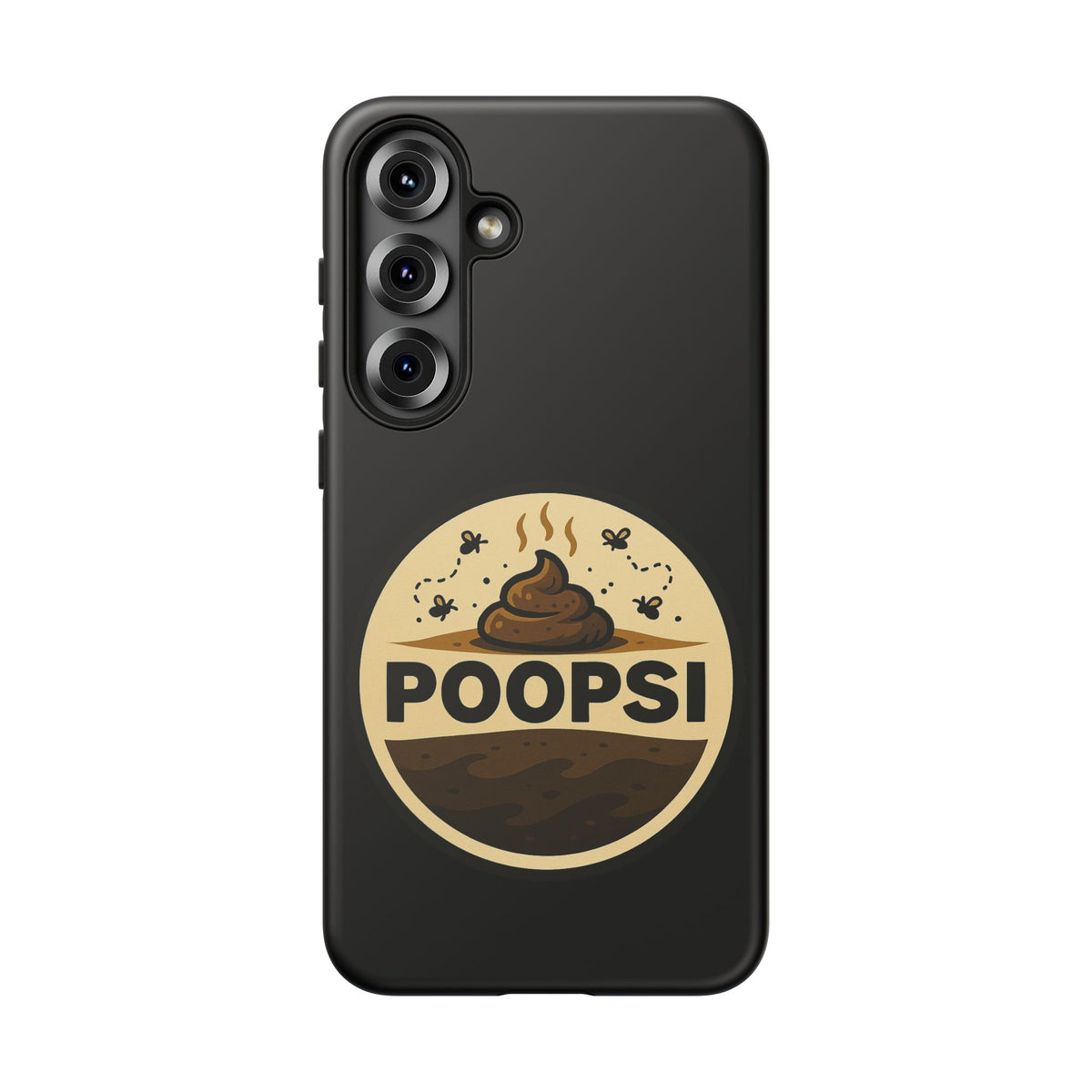 Phone Case — 'POOPSI' Funny Poop Logo Protective Cover