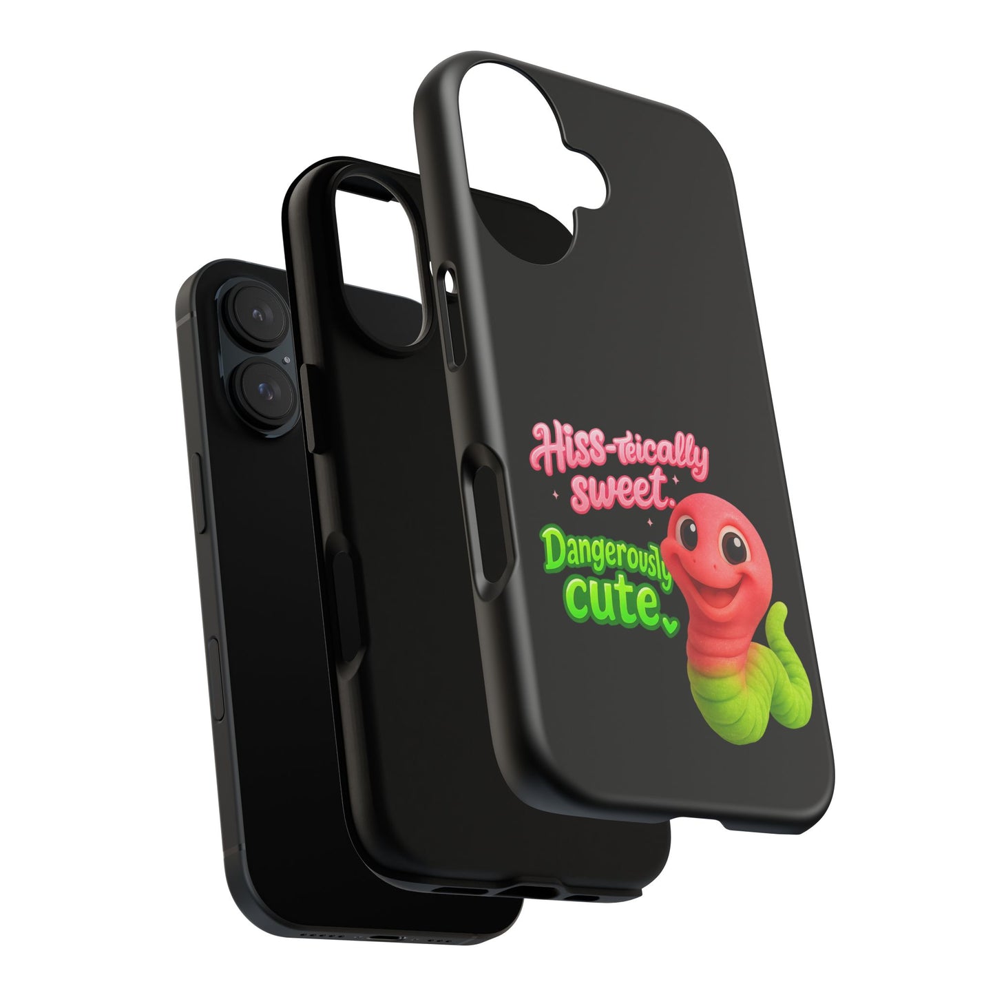 Phone Case — "Hiss-tically Sweet, Dangerously Cute" Worm Design