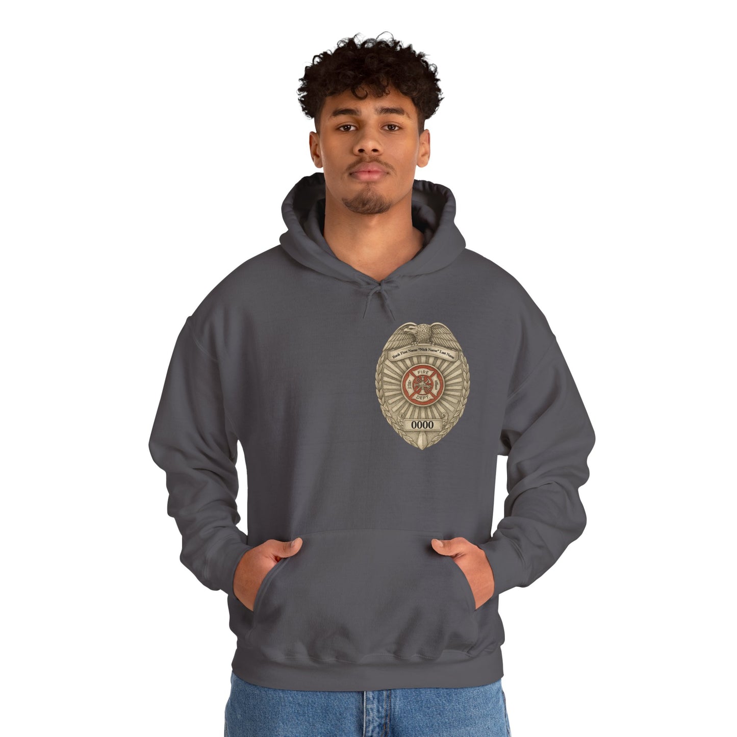 Flames Test Metal Firefighter Hoodie