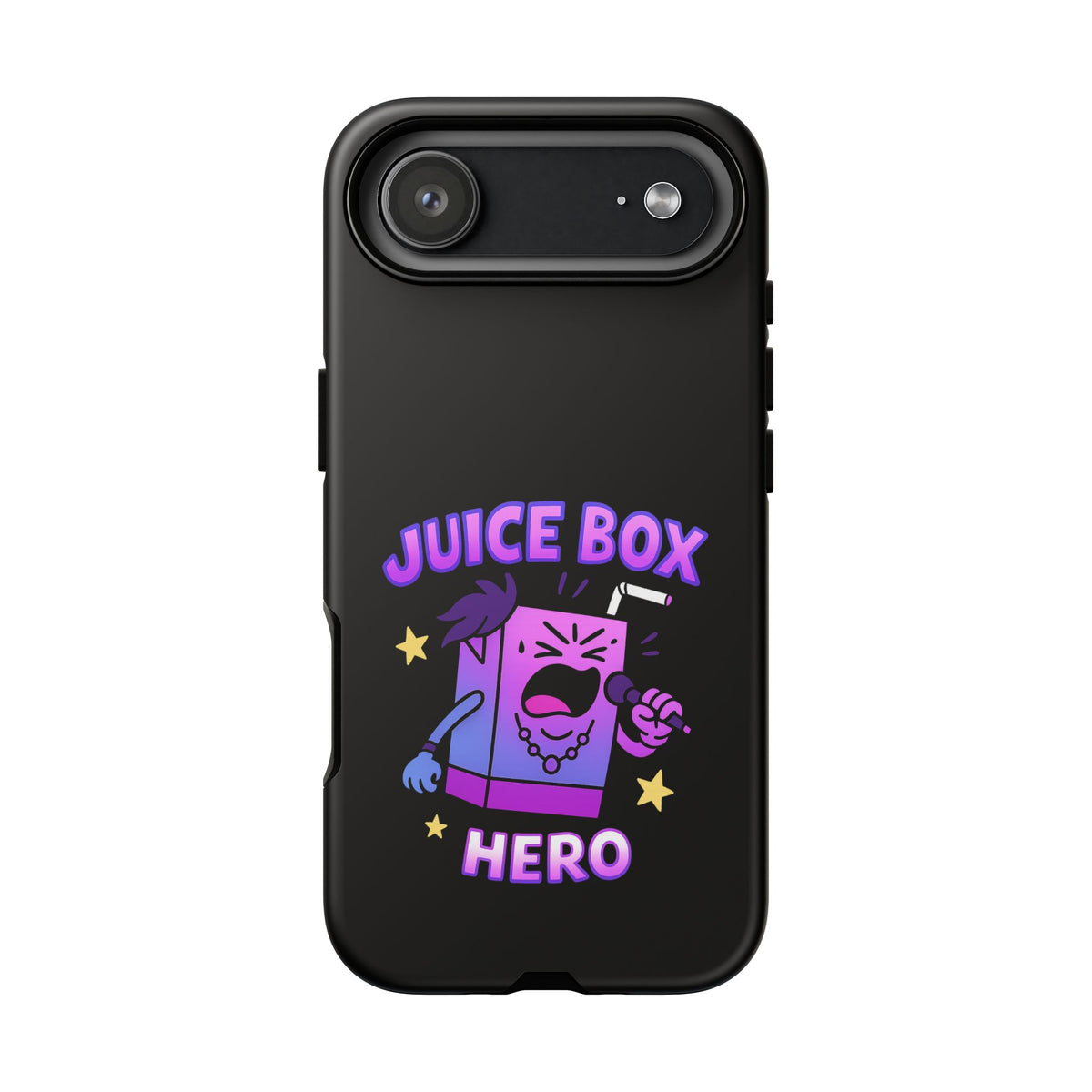 Phone Case — 'Juice Box Hero' Cute Cartoon Protective Cover
