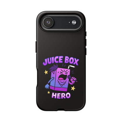 Phone Case — 'Juice Box Hero' Cute Cartoon Protective Cover