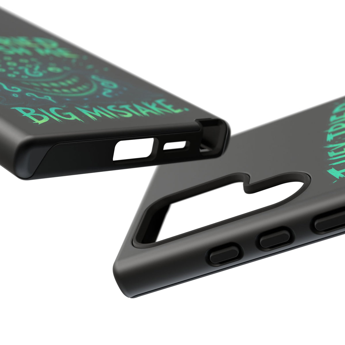 Phone Case — Glow Monster "They Tried to Flush Me, Big Mistake"