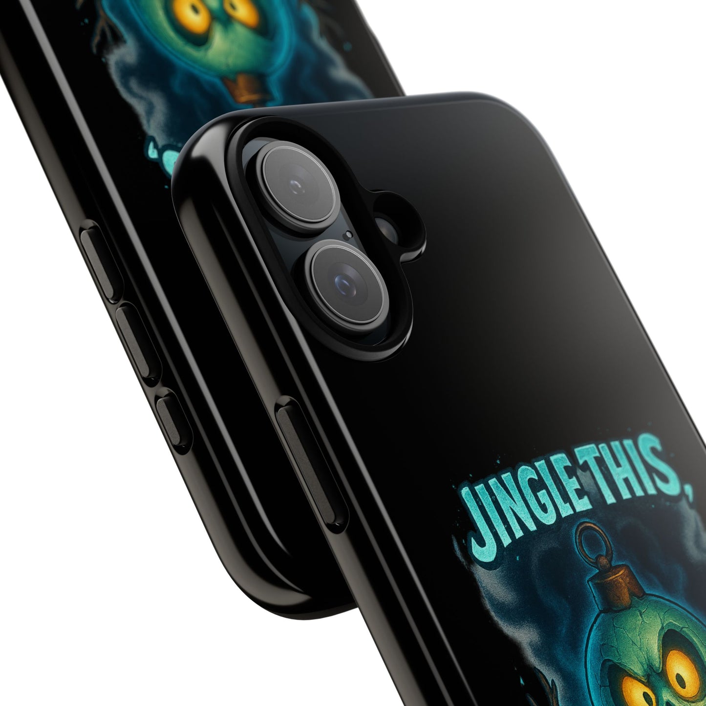 Phone Case - 'Jingle This, Santa' Spooky Holiday Protective Case
