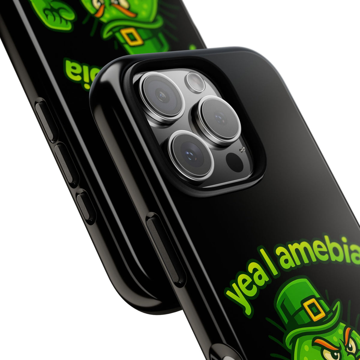 Phone Case – “Yea I Amebia, Amebia Your Face” St. Patrick’s Day Funny Amoeba Design
