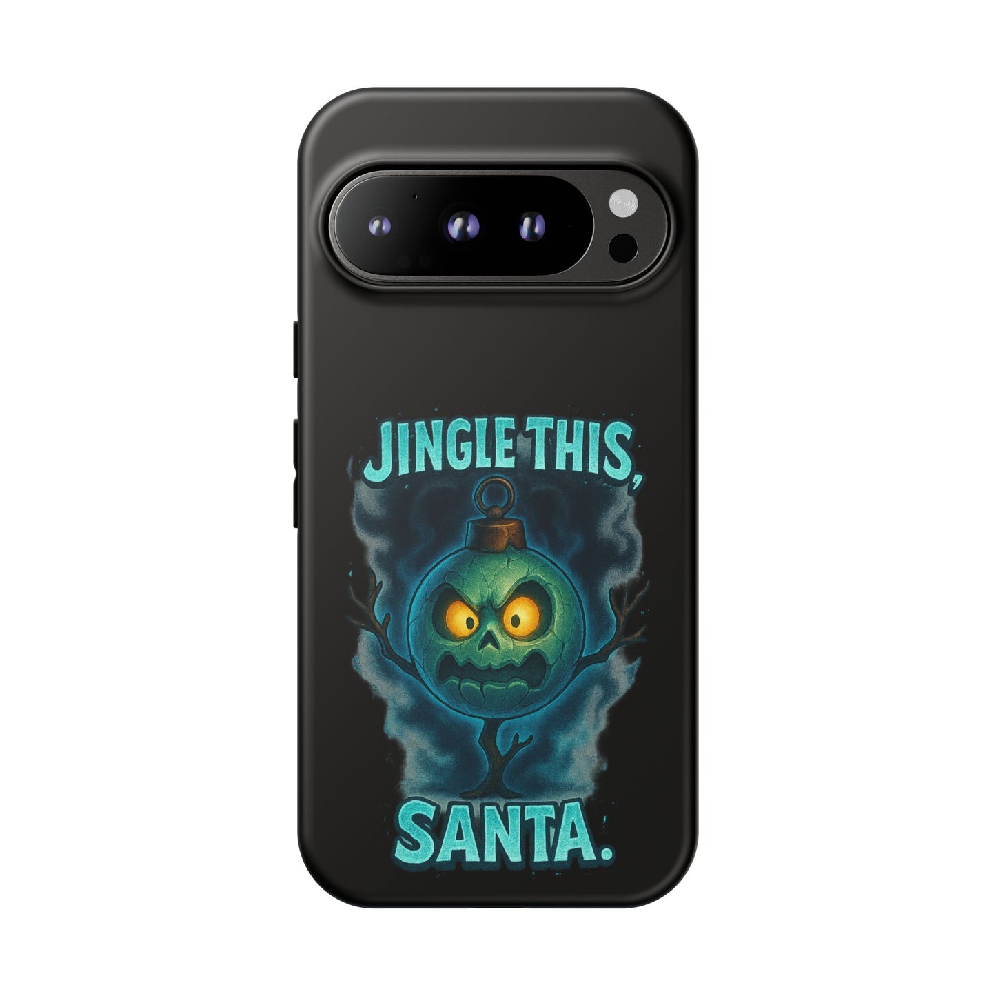 Phone Case - 'Jingle This, Santa' Spooky Holiday Protective Case