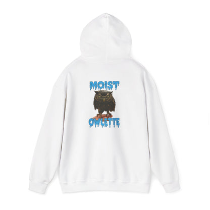 Owl Graphic Hoodie – “Must Owelette” Retro Drip Design