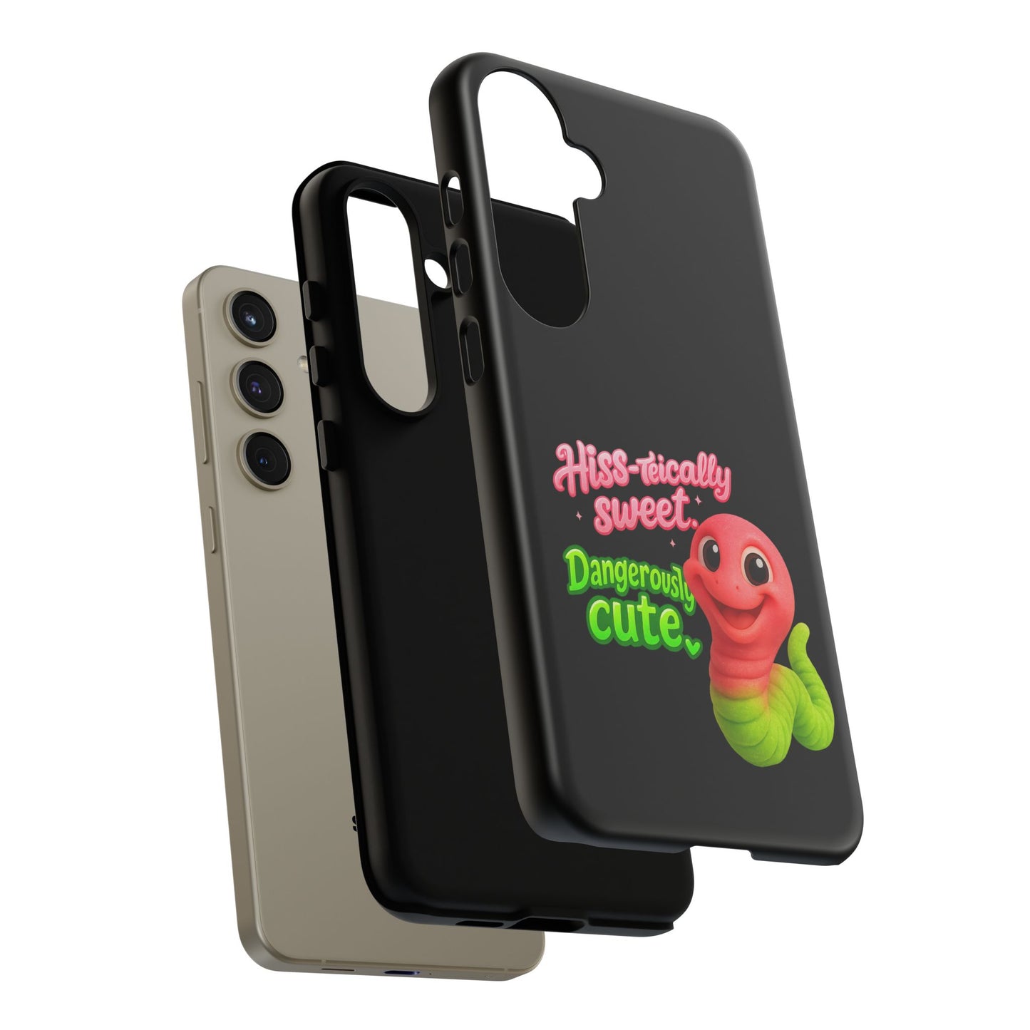 Phone Case — "Hiss-tically Sweet, Dangerously Cute" Worm Design