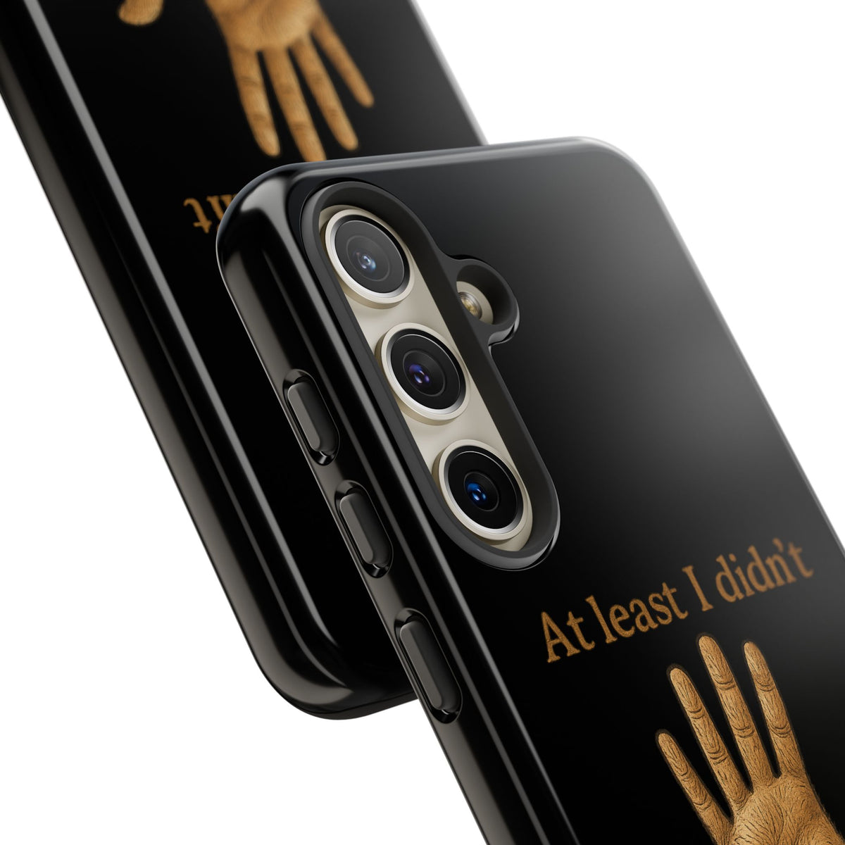 Phone Case — "At Least I Didn't Go Blind" Hand Graphic Protective Cover