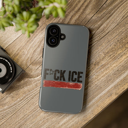 Phone Case - "F*CK ICE" Distressed Protest Design