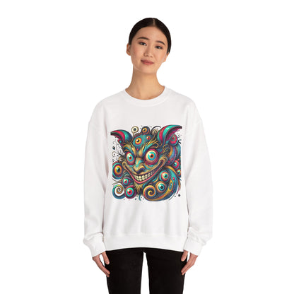 Demon Swirl Eyes Crewneck Sweatshirt