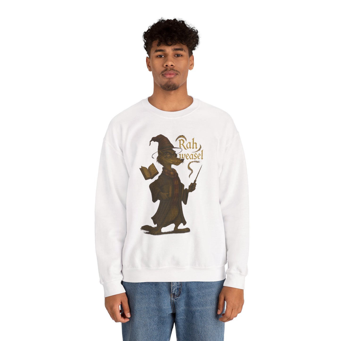 Rah Weasel Crewneck – Wizarding Parody Edition