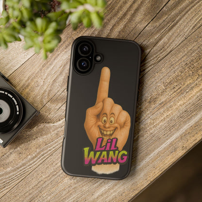 Phone Case — 'Lil Wang' Humorous Middle Finger Character Protective Cover