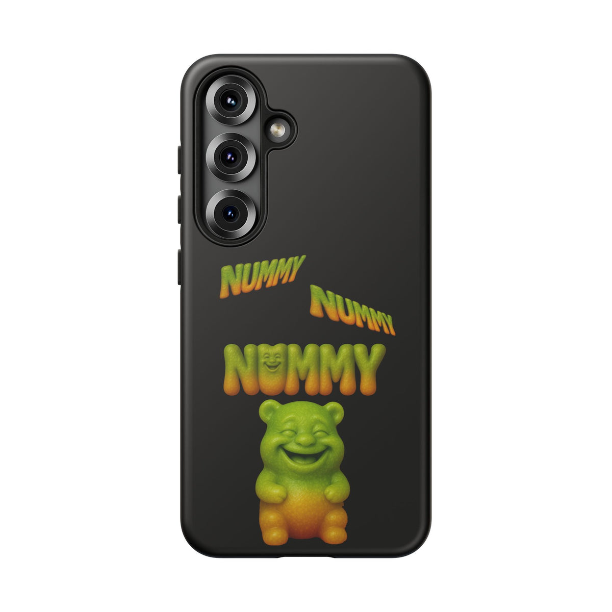Nummy Gummy Phone Case — Cute Retro Green Gummy Bear Protective Case