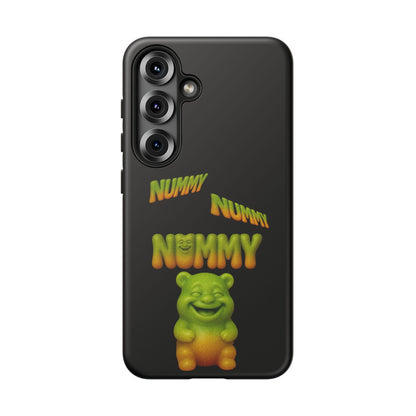 Nummy Gummy Phone Case — Cute Retro Green Gummy Bear Protective Case