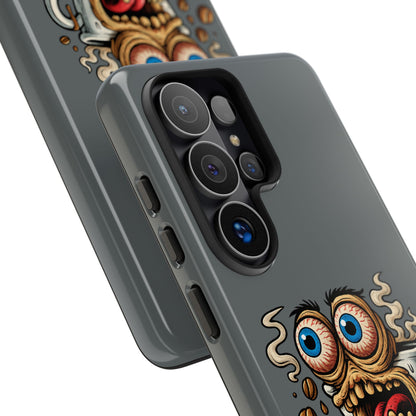 Phone Case — "This Isn't a Cup, It's a Cry for Help" Coffee Monster Design