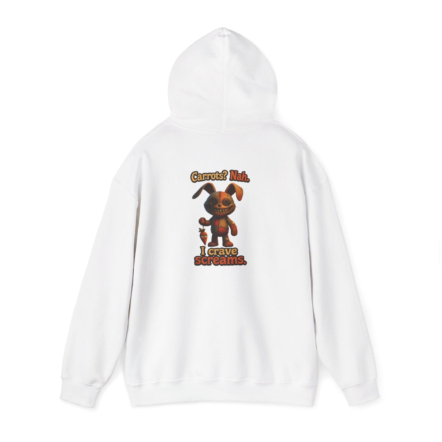 Voodoo Bunny "I Crave Screams" Horror Hoodie