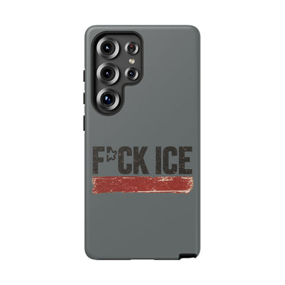 Phone Case - "F*CK ICE" Distressed Protest Design