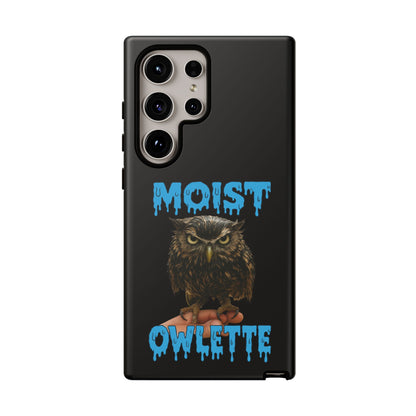 Moist Owlette Phone Case — Funny Owl Graphic Protective Case