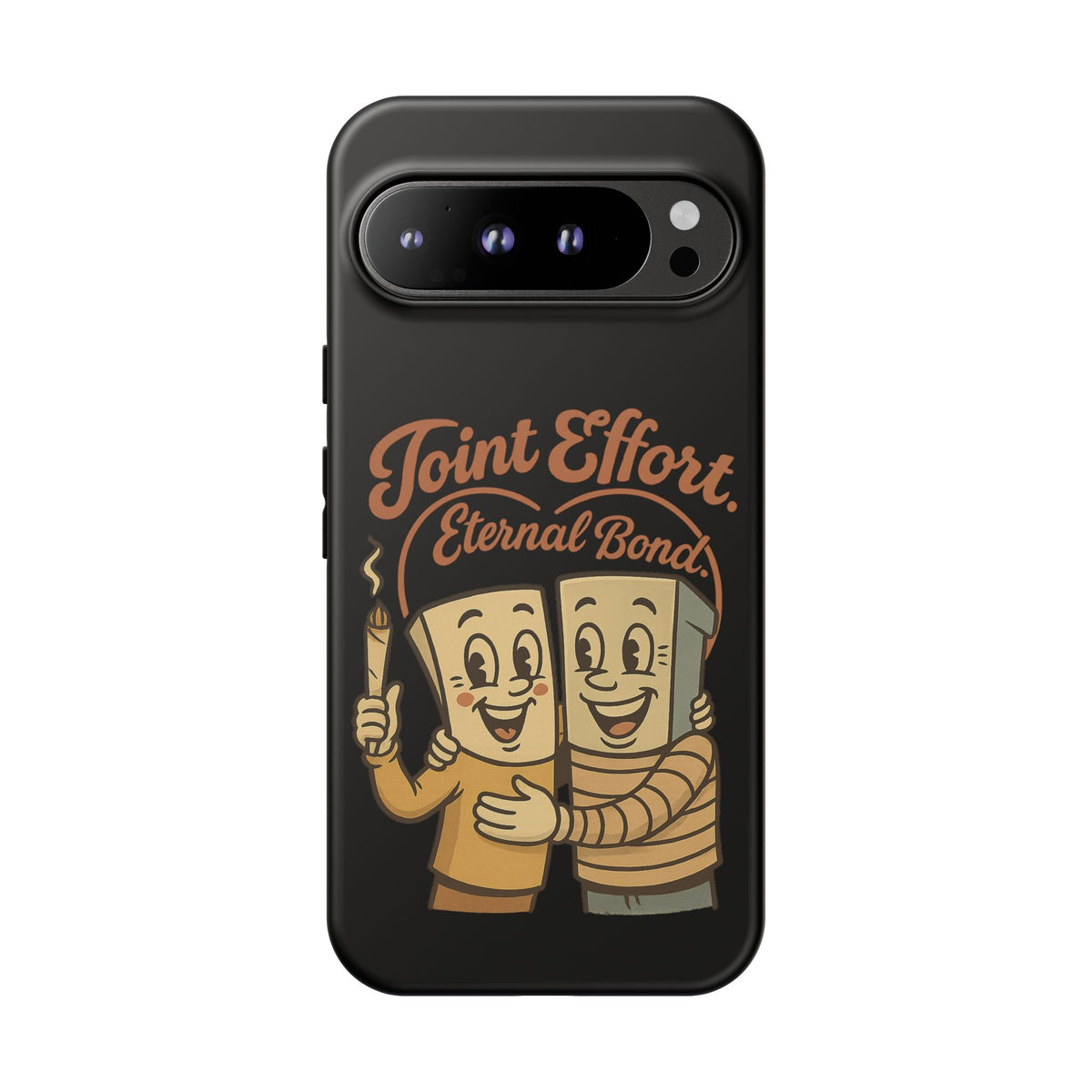 Phone Case — "Joint Effort Eternal Bond" Retro Cannabis Matchstick Design