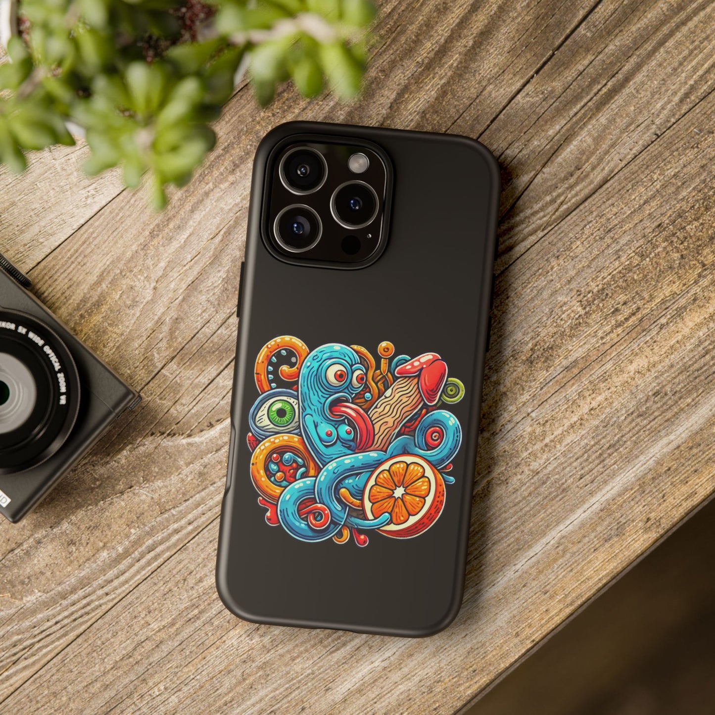Octopus Surf Phone Case — Colorful Nautical Art Protective Phone Cover
