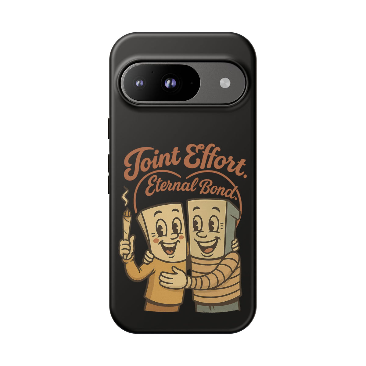 Phone Case — "Joint Effort Eternal Bond" Retro Cannabis Matchstick Design