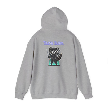 Raccoon Samurai Hoodie — "Trash Panda" Graphic Hooded Sweatshirt