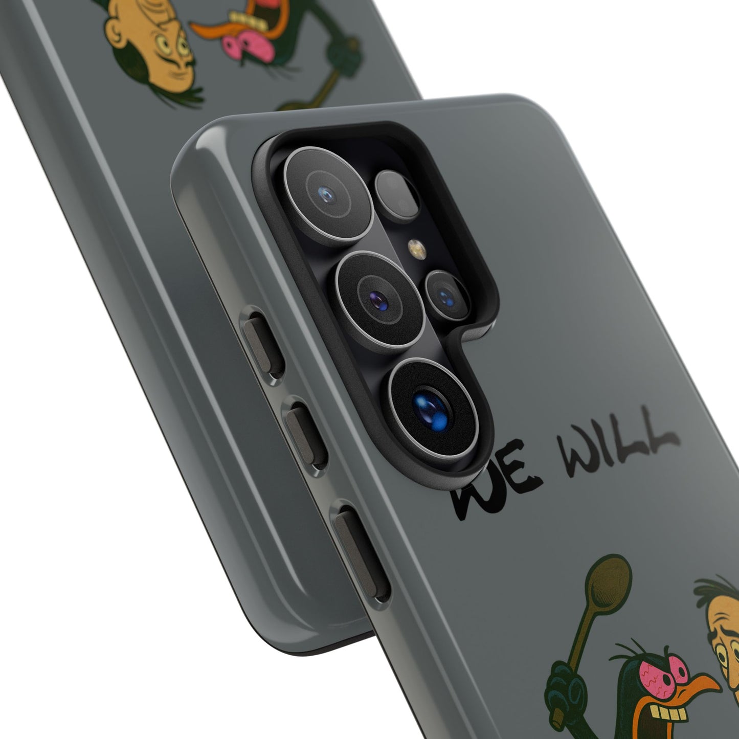 Phone Case - "We Will Resist" Cartoon Protest Design