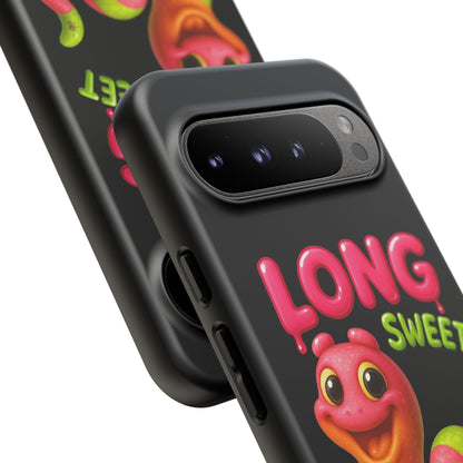 Phone Case — "Long Sweet Sticky" Cute Candy Snake Protective Case