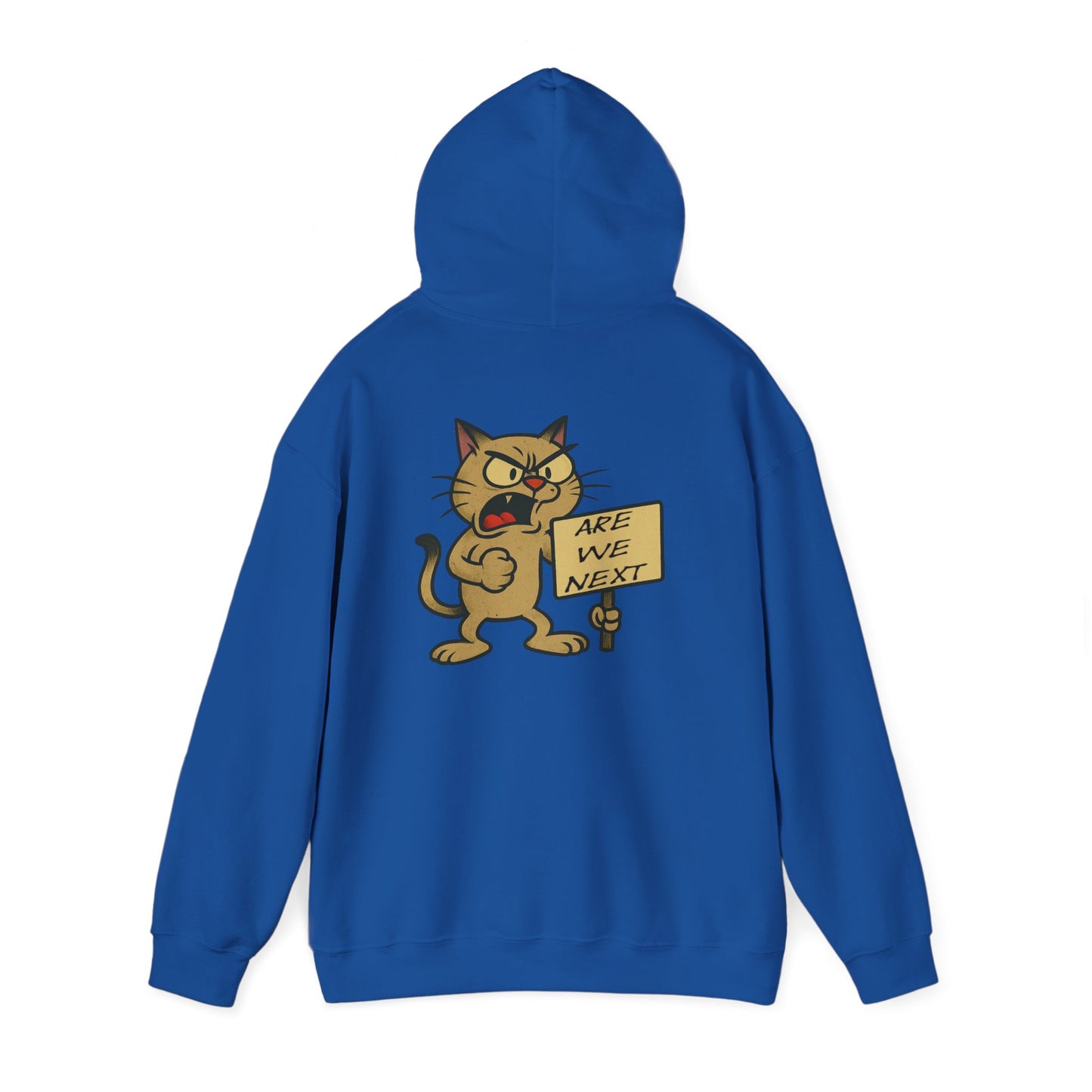 Are We Next? Protest Cat Hoodie