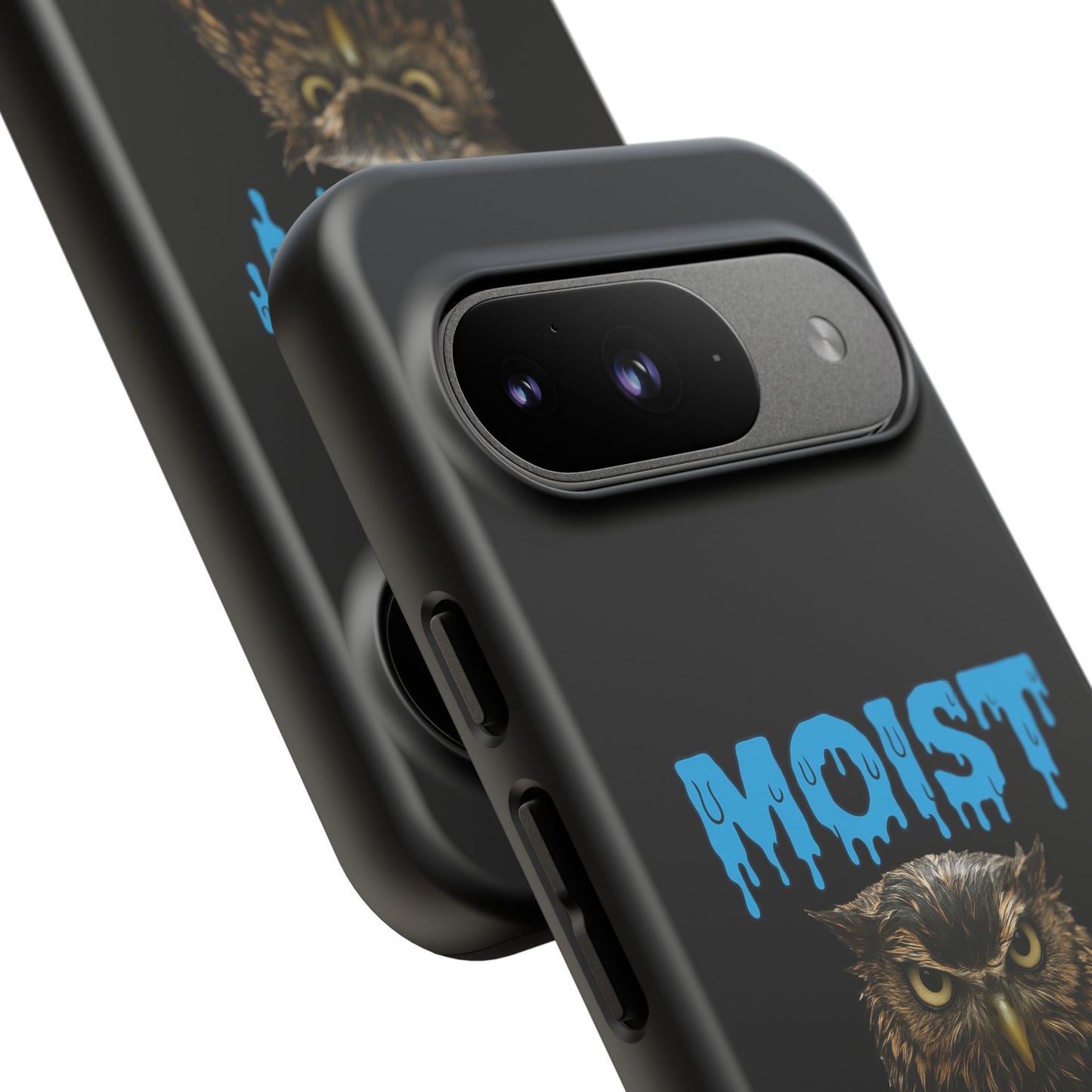 Moist Owlette Phone Case — Funny Owl Graphic Protective Case
