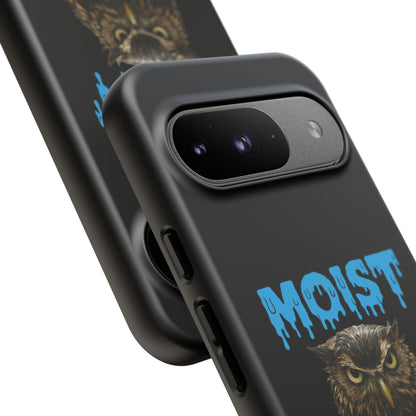 Moist Owlette Phone Case — Funny Owl Graphic Protective Case