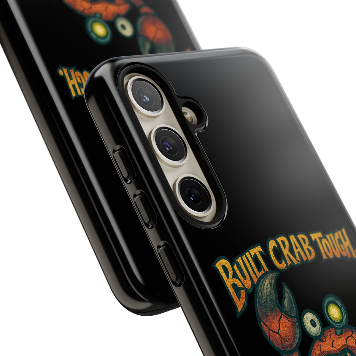 Phone Case - "Built Crab Tough" Funny Crab Graphic Protective Case