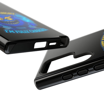 Phone Case - "I'm Not Angry, I'm Fully Charged" Electric Monster Protective Cover