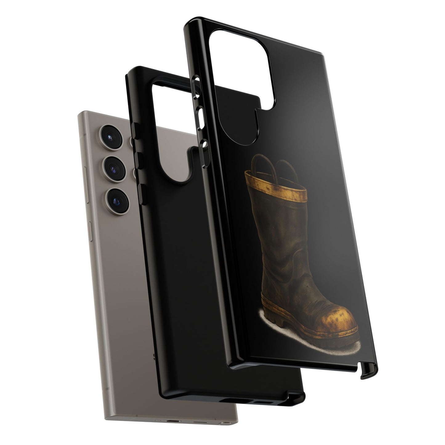 Vintage Fire Boot Phone Case — Rugged Protective iPhone Cover