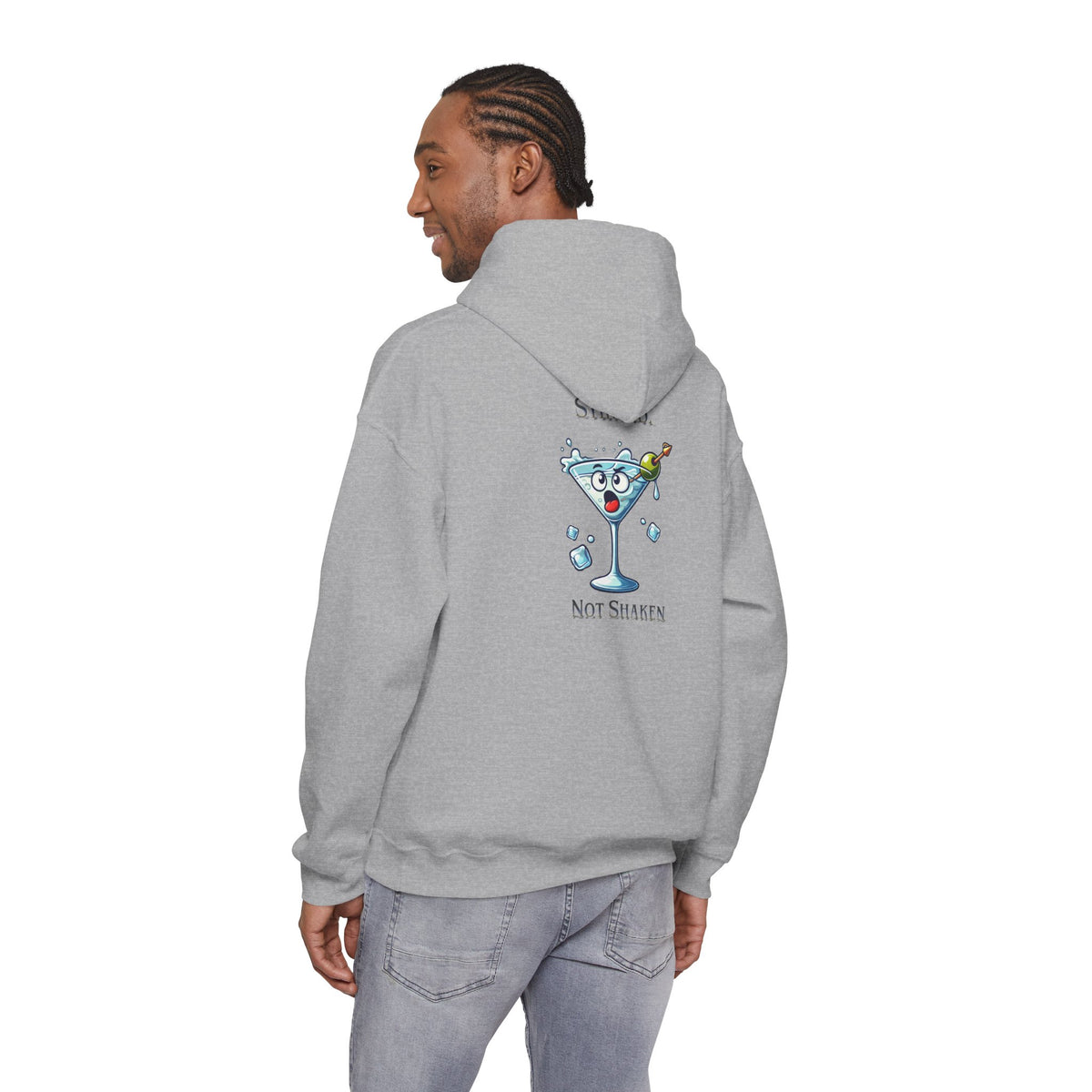 Not Shaken Martini Hoodie – Cute Cocktail Graphic Hooded Sweatshirt
