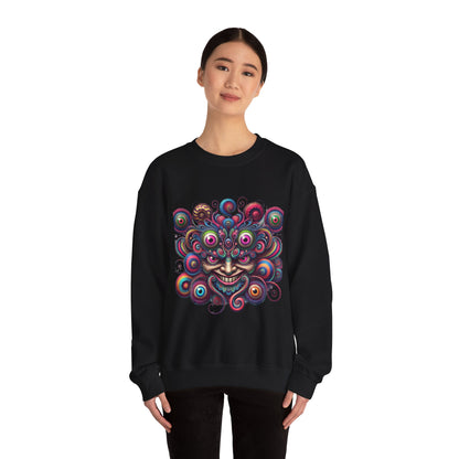 Psychedelic Eye Swarm Crewneck Sweatshirt
