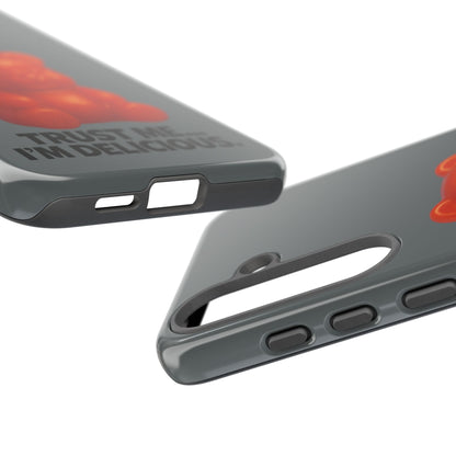 Phone Case — Red Gummy Bear 'Trust Me... I'm Delicious' Protective Case