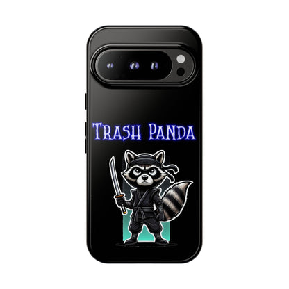 Trash Panda Ninja Phone Case — Cute Raccoon Warrior Protective Case
