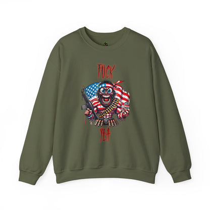 Patriotic Savage "F*** Yea" Crewneck