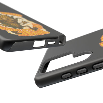 Corny Horror Phone Case - “Kernel of Truth, Completely Insane” Retro Corn Monster