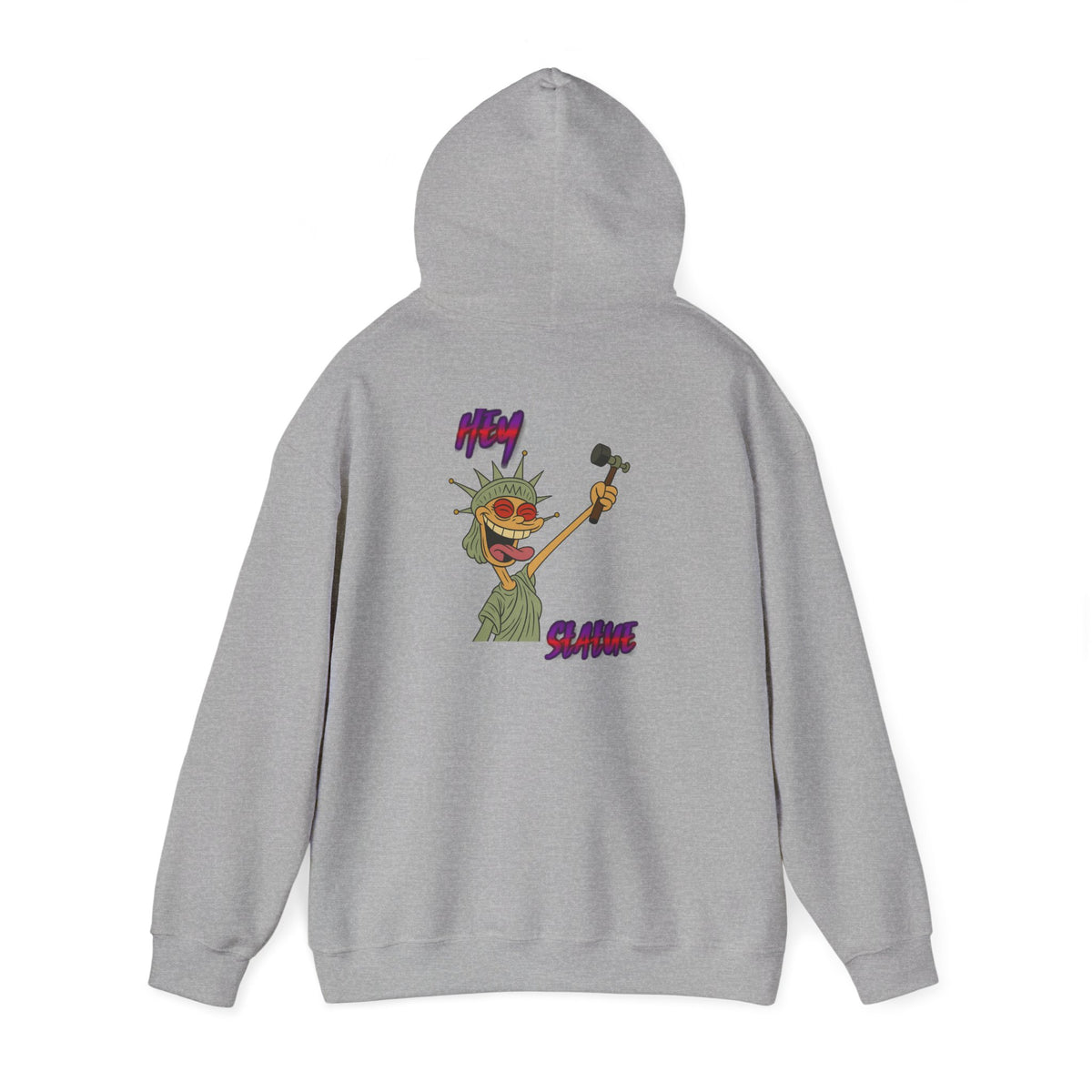 Statue of Liberty Cartoon Hoodie – 'Party Statue' Funny NYC Pride Sweatshirt