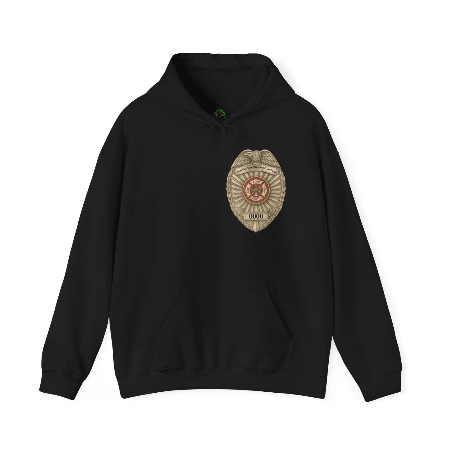 Flames Test Metal Firefighter Hoodie