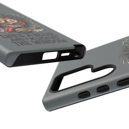 Phone Case — 'Life's a Blur and I'm Licking the Window' Funky Monster Graphic