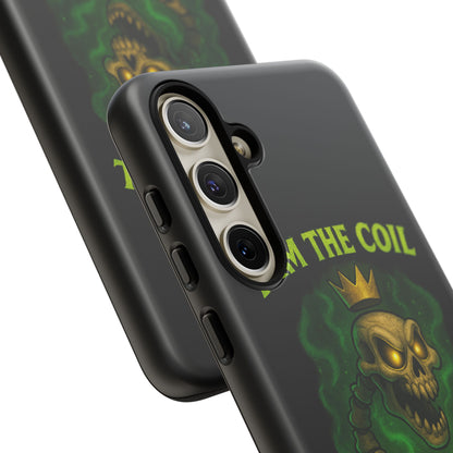 Tough Cases — “I Am The Coil In Your Nightmares” Skull Snake Shockproof Phone Case