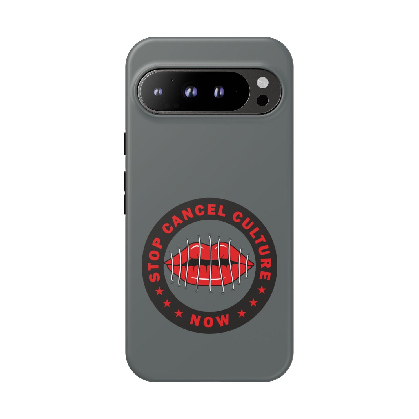 Phone Case — "Stop Cancel Culture Now" Graphic Tough Protective Case