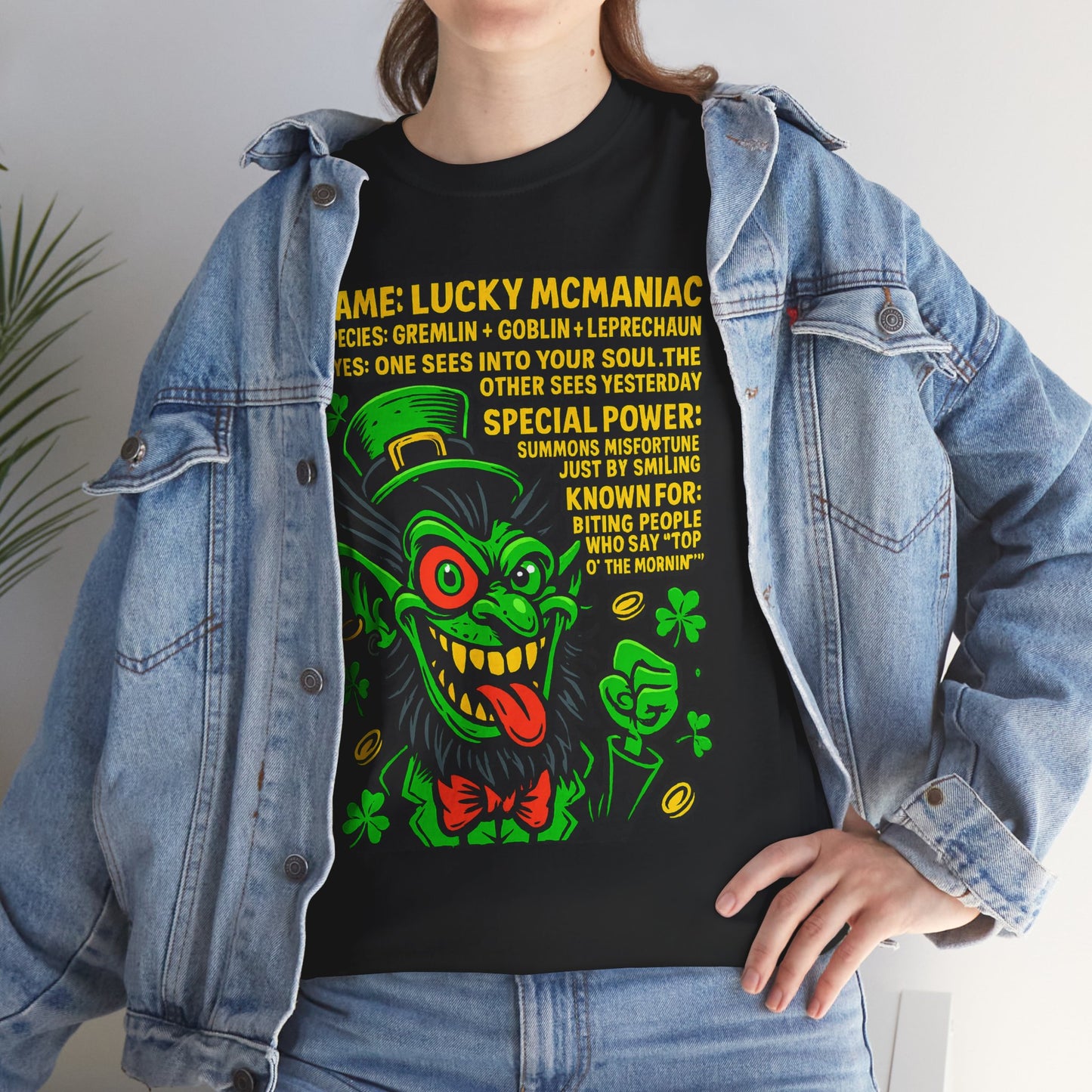 Lucky McManiac – Mischievous Goblin-Leprechaun Hybrid T-Shirt