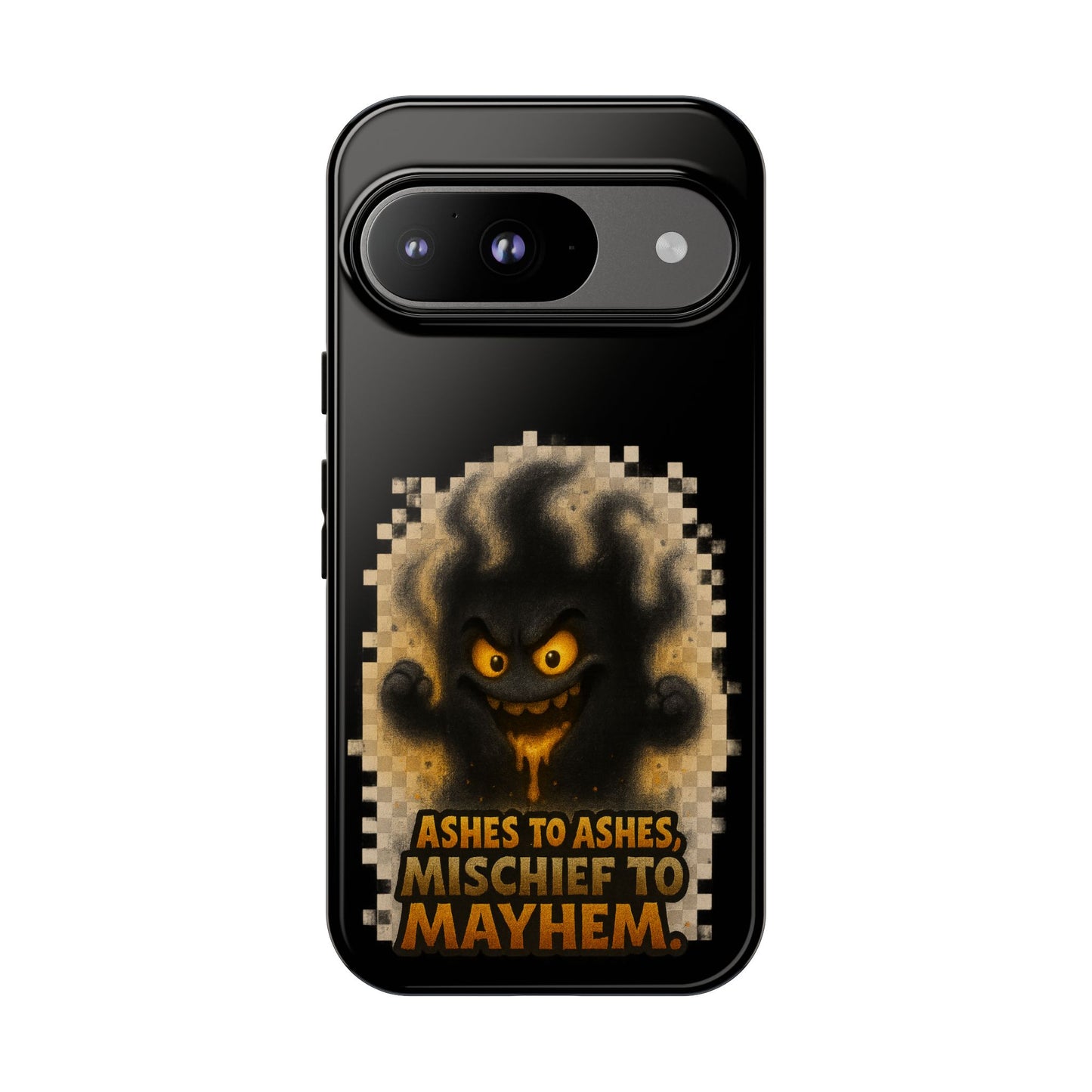 Phone Case — 'Ashes to Ashes, Mischief to Mayhem' Spooky Ghost Protective Case