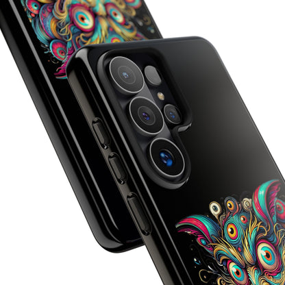 Psychedelic Mischief Phone Case — Colorful Grinning Monster Design