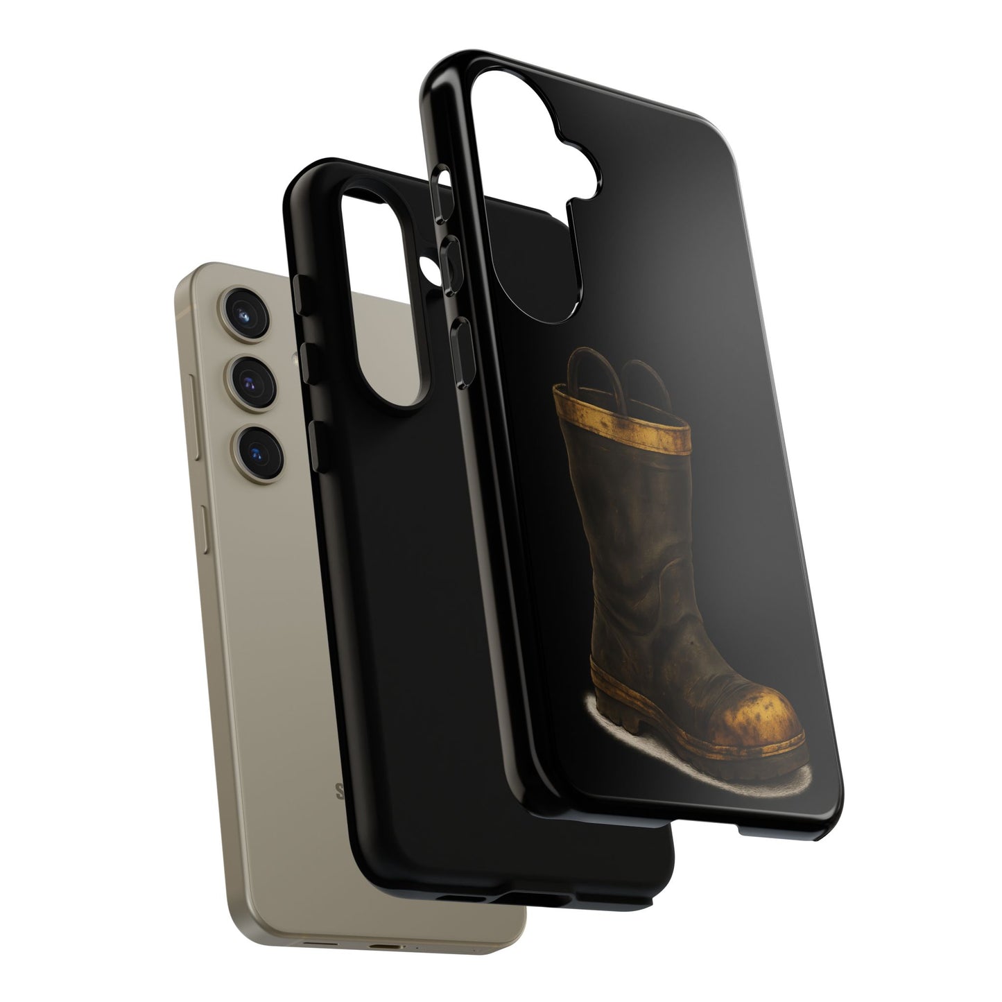 Vintage Fire Boot Phone Case — Rugged Protective iPhone Cover