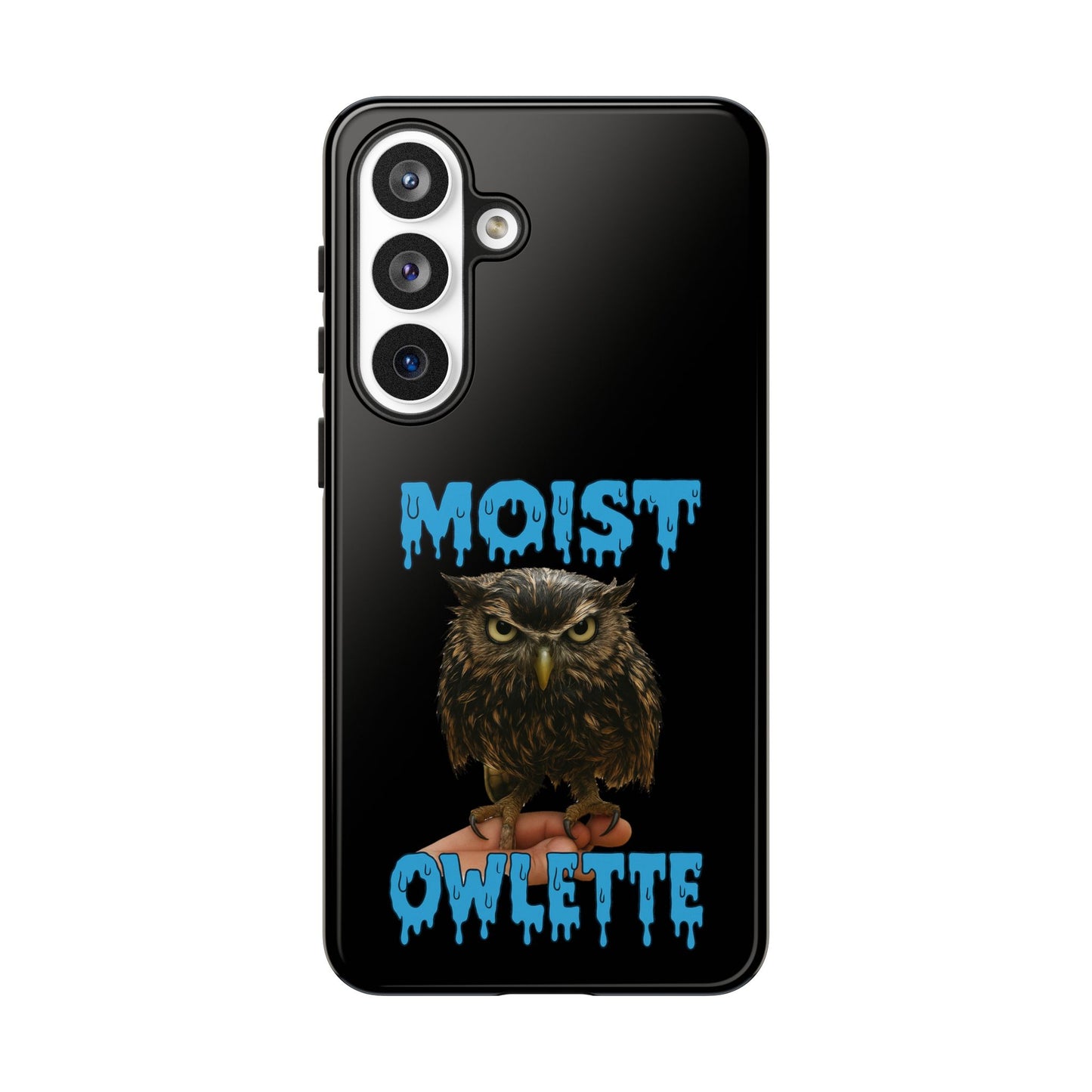 Moist Owlette Phone Case — Funny Owl Graphic Protective Case